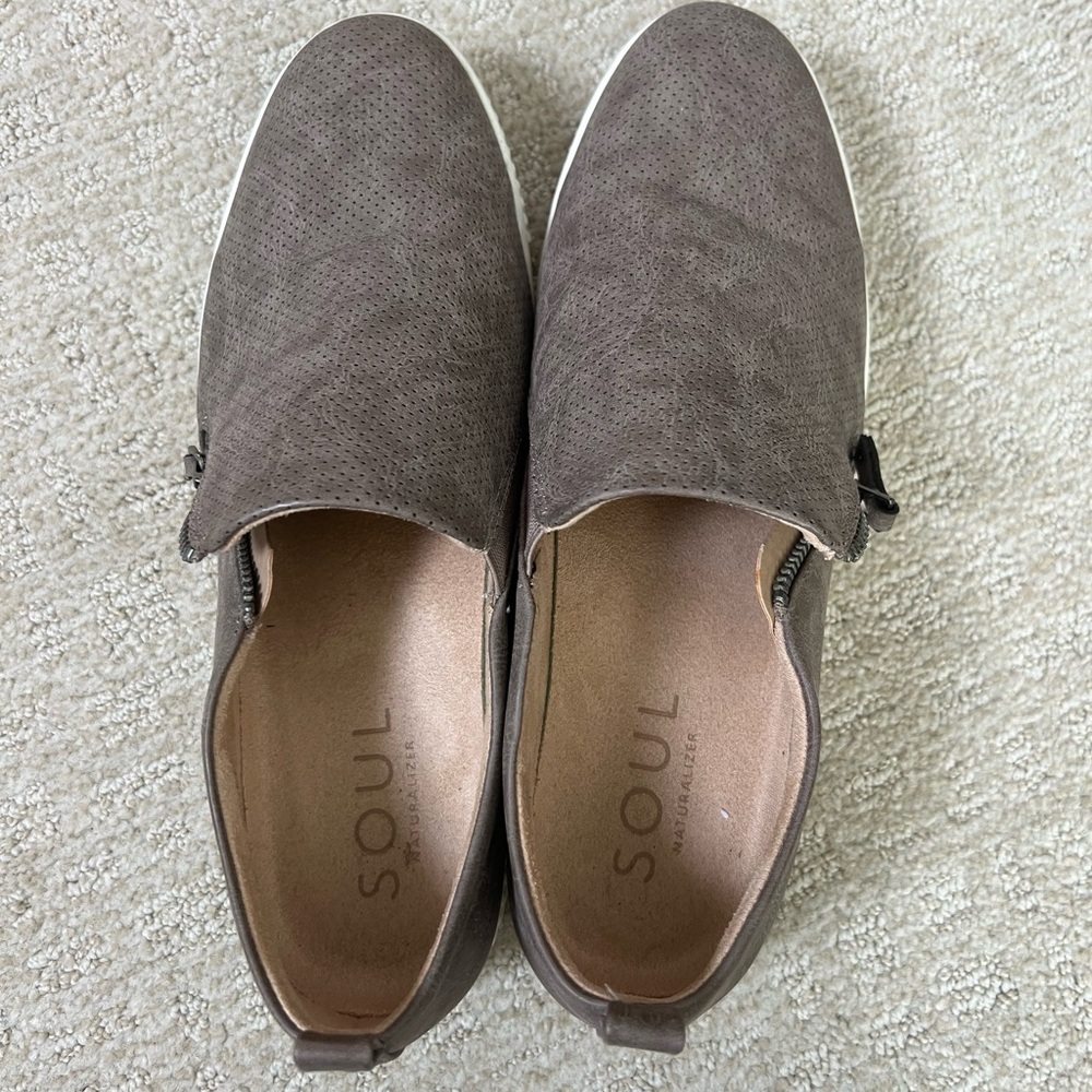 SOUL Naturalizer Women's Brown Slip-On Shoes